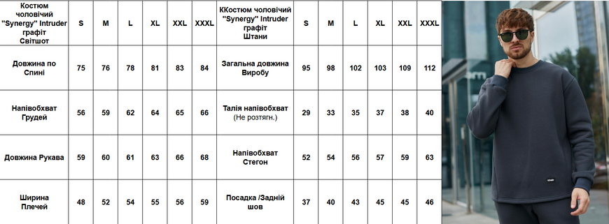 Костюм чоловічий "Synergy" графіт  Костюм чоловічий "Synergy" графіт  фото